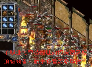 单职业传奇私服址如何快速获取顶级装备?新手必看攻略解析 单职业传奇私服址如何快速获取顶级装备?新手必看攻略解析