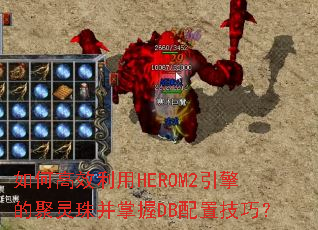 ��θ�Ч����HEROM2����ľ����鲢����DB���ü��ɣ�