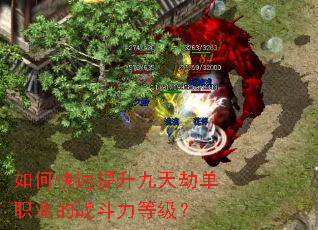如何快速提升九天劫单职业的战斗力等级? 如何快速提升九天劫单职业的战斗力等级?
