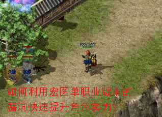 如何利用宏图单职业版本的漏洞快速提升角色实力? 如何利用宏图单职业版本的漏洞快速提升角色实力?