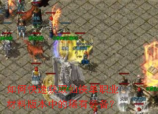 如何快速获取仙侠单职业材料版本中的稀有装备? 如何快速获取仙侠单职业材料版本中的稀有装备?