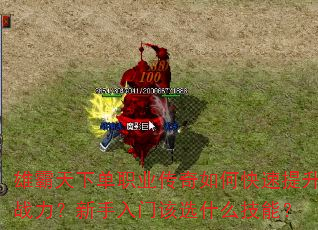 雄霸天下单职业传奇如何快速提升战力?新手入门该选什么技能? 雄霸天下单职业传奇如何快速提升战力?新手入门该选什么技能?
