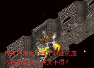 传奇异常版中哪个职业的废木技能最让人哭笑不得? 传奇异常版中哪个职业的废木技能最让人哭笑不得?