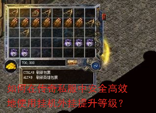 如何在传奇私服中安全高效地使用挂机外挂提升等级? 如何在传奇私服中安全高效地使用挂机外挂提升等级?