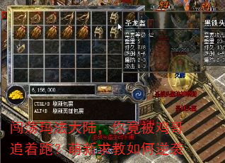 闯荡玛法大陆,你竟被鸡哥追着跑?萌新求教如何逆袭 闯荡玛法大陆,你竟被鸡哥追着跑?萌新求教如何逆袭