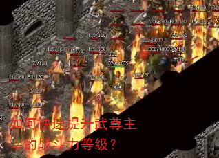 如何快速提升武尊主宰的战斗力等级? 如何快速提升武尊主宰的战斗力等级?