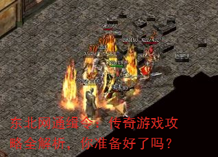 东北网通缉令:传奇游戏攻略全解析,你准备好了吗? 东北网通缉令:传奇游戏攻略全解析,你准备好了吗?