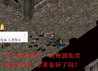 东北网通缉令:传奇游戏攻略全解析,你准备好了吗? 东北网通缉令:传奇游戏攻略全解析,你准备好了吗?